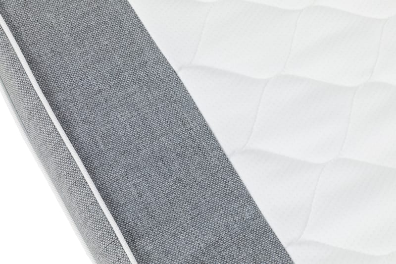 Hilton Lyx Komplett Sengepakke 140 cm Lysgrå - Svart Sokkel - Møbler - Senger - Komplett sengepakke