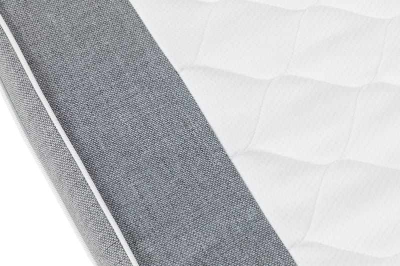 Hilton Lyx Komplett Sengepakke 140 cm Lysgrå - Svart Sokkel - Komplett sengepakke - Kontinentalsenger - Dobbeltsenger