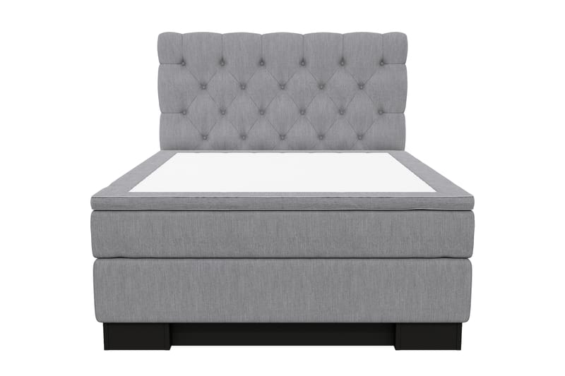 Hilton Lyx Komplett Sengepakke 140x210 - Lysegrå - Møbler - Senger - Komplett sengepakke