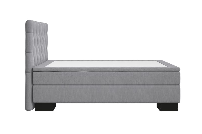 Hilton Lyx Komplett Sengepakke 140x210 - Lysegrå - Møbler - Senger - Komplett sengepakke
