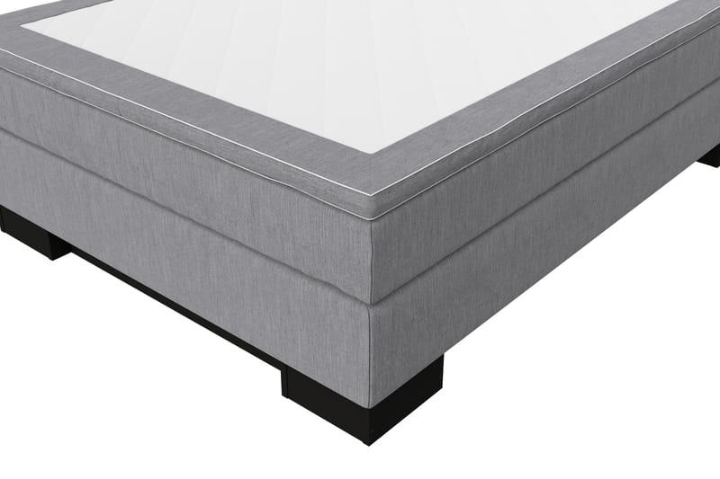 Hilton Lyx Komplett Sengepakke 140x210 - Lysegrå - Møbler - Senger - Komplett sengepakke