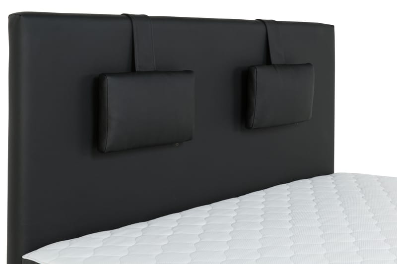 Hilton Lyx Komplett Sengepakke 160 - Svart PU Sokkel - Komplett sengepakke - Kontinentalsenger - Dobbeltsenger