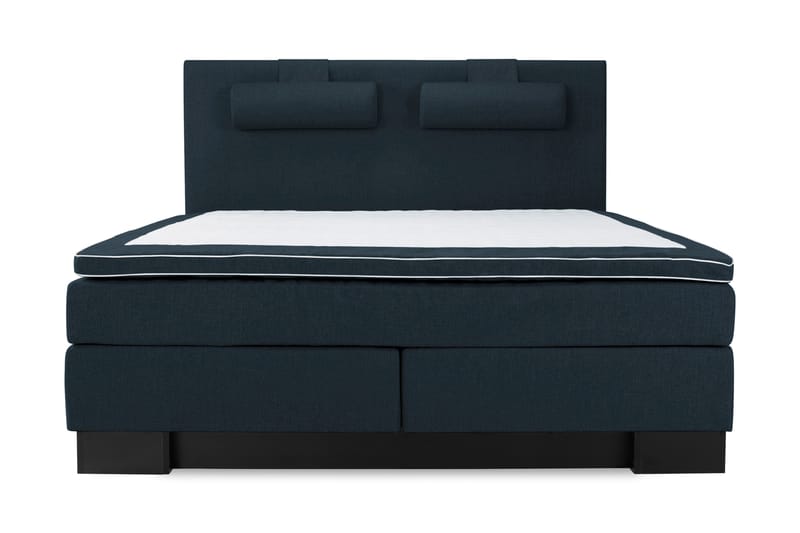 Hilton Lyx Komplett Sengepakke 180 - Mørkeblå - Komplett sengepakke - Kontinentalsenger - Dobbeltsenger