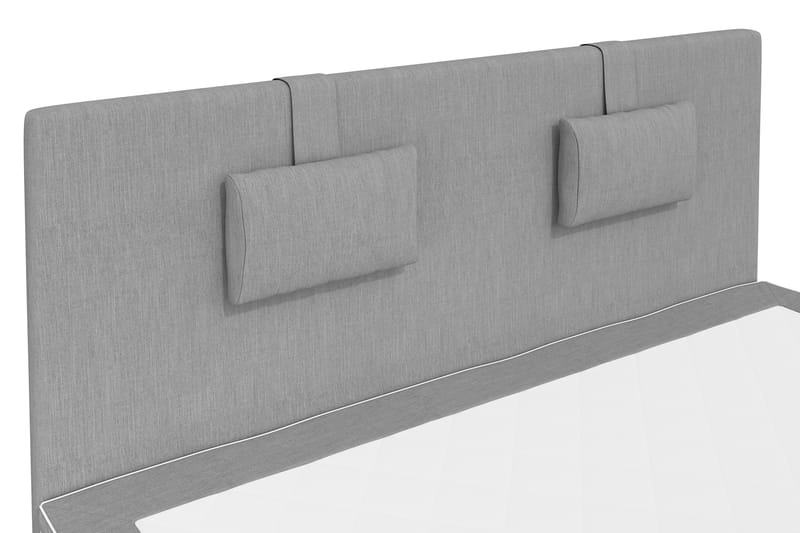 Hilton Lyx Komplett Sengepakke 180x210 - Lysegrå - Møbler - Senger - Komplett sengepakke