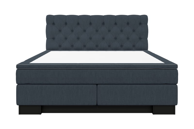 Hilton Lyx Komplett Sengepakke 180x210 - Mørkeblå - Møbler - Senger - Komplett sengepakke