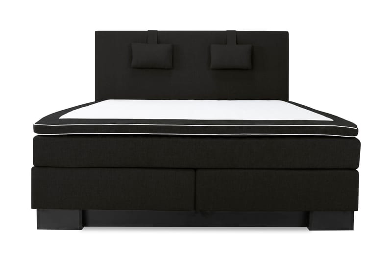 Hilton Lyx Komplett Sengepakke 180x210 - Svart - Møbler - Senger - Komplett sengepakke