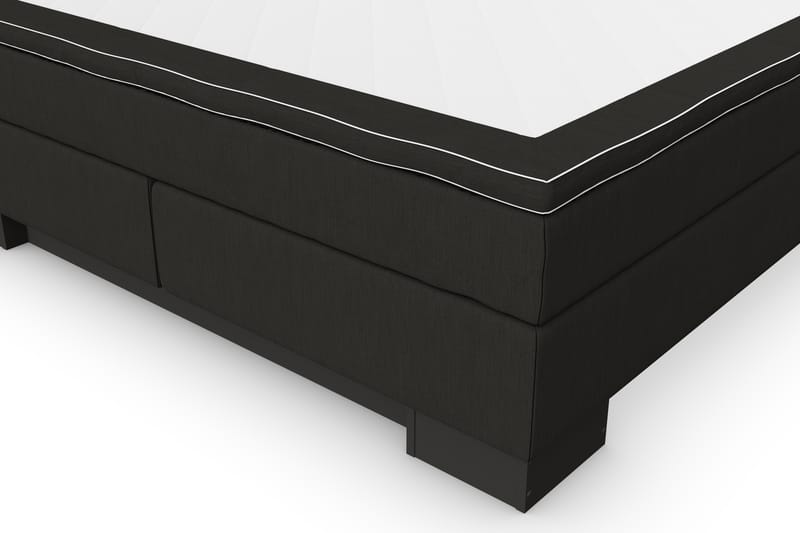 Hilton Lyx Komplett Sengepakke 180x210 - Svart - Møbler - Senger - Komplett sengepakke