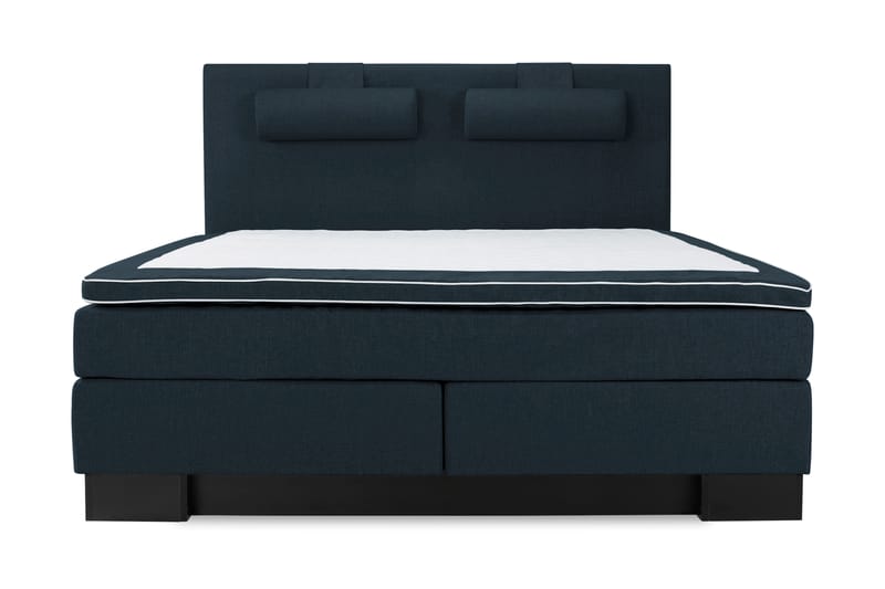 Hilton Lyx Komplett Sengepakke 210x210 - Mørkeblå - Komplett sengepakke - Kontinentalsenger - Dobbeltsenger - Familieseng