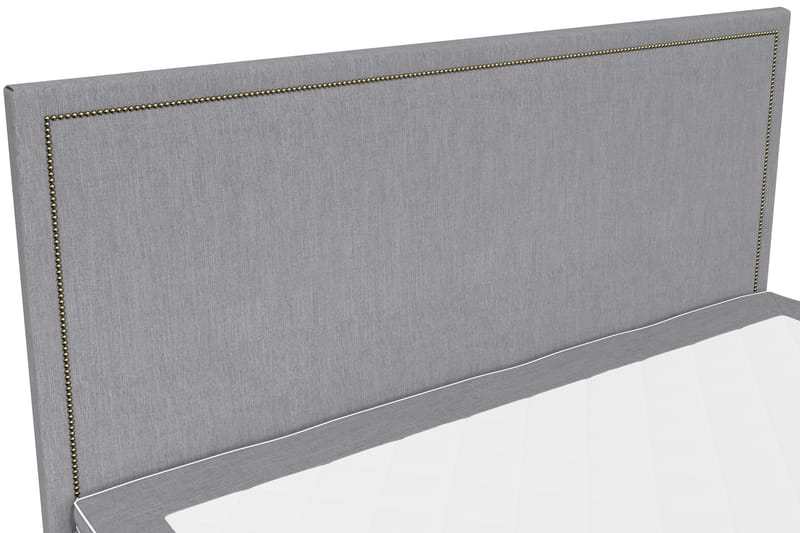 Hilton Lyx Komplett Sengpakke 160x210 Amiral Gavl Rett - Lysegrå - Møbler - Senger - Komplett sengepakke