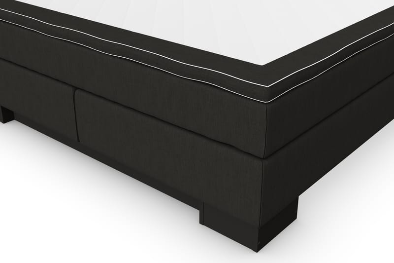 Hilton Lyx Komplett Sengpakke 180x210 Amiral Gavl Toppet - Svart - Møbler - Senger - Komplett sengepakke