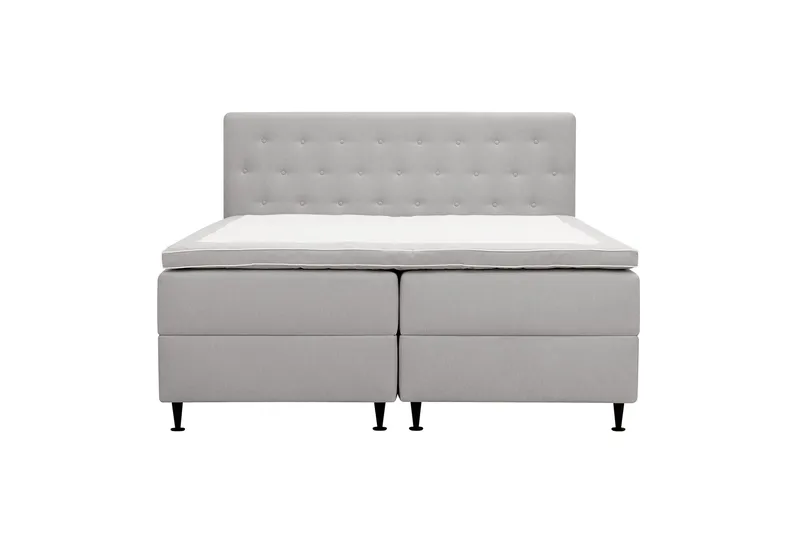 HVILA Plus komplett sengesett med oppbevaring 180x200 cm, Grå