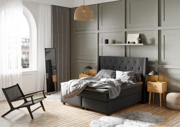 Imperia Komplett Sengepakke 140x200 cm - Grå - Møbler - Senger - Komplett sengepakke