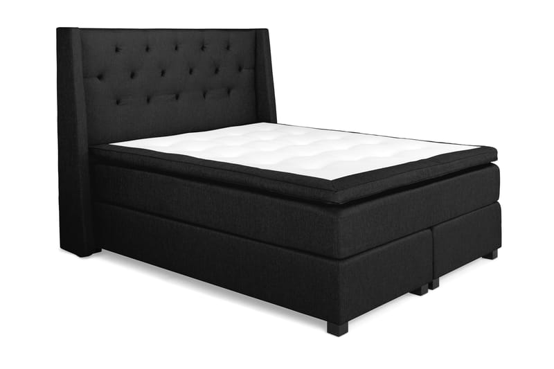 Imperia Komplett Sengepakke 160x200 cm - Svart - Møbler - Senger - Komplett sengepakke