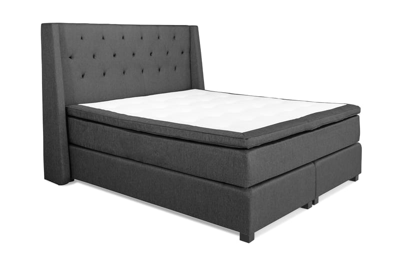 Imperia Komplett Sengepakke 180x200 cm - Grå - Møbler - Senger - Komplett sengepakke