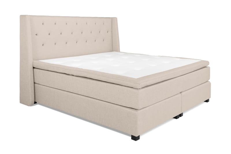 Imperia Komplett Sengepakke 210x210 cm - Beige - Møbler - Senger - Kontinentalsenger