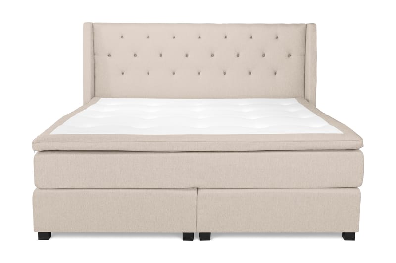 Imperia Komplett Sengepakke 210x210 cm - Beige - Møbler - Senger - Komplett sengepakke