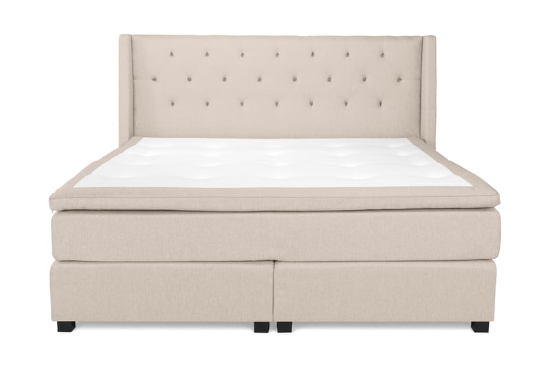 Imperia Komplett Sengepakke 210x210 cm - Beige - Møbler - Senger - Komplett sengepakke