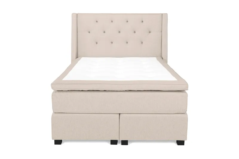 Imperia Kontinentalseng 140x200 cm - Beige - Møbler - Senger - Kontinentalsenger