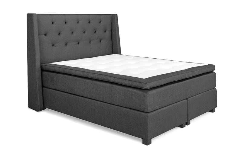 Imperia Kontinentalseng 160x200 cm - Grå - Møbler - Senger - Kontinentalsenger