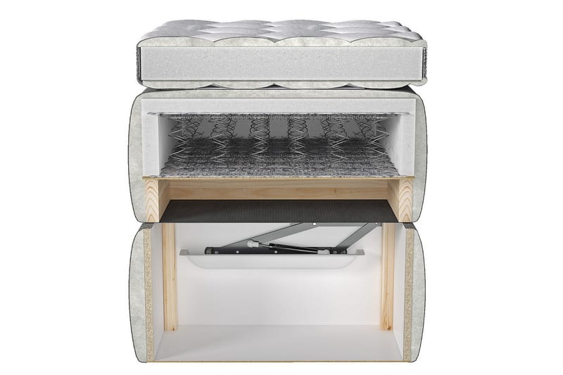 Isoba Sengepakke 140x200 cm - Blå - Møbler - Senger - Kontinentalsenger