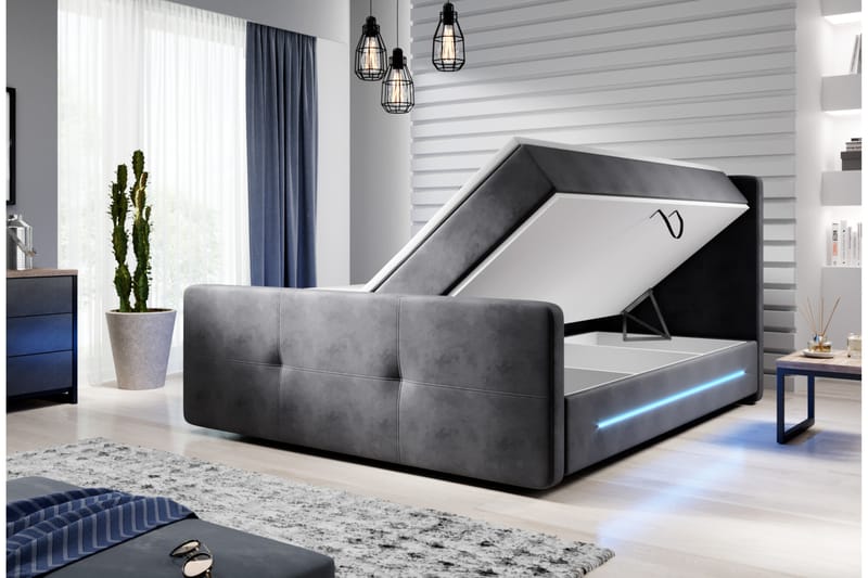Isora Sengepakke 160x200 cm - Komplett sengepakke - Kontinentalsenger - Dobbeltsenger