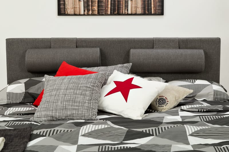 James Kontinentalseng 180 cm - Grå - Møbler - Senger - Kontinentalsenger