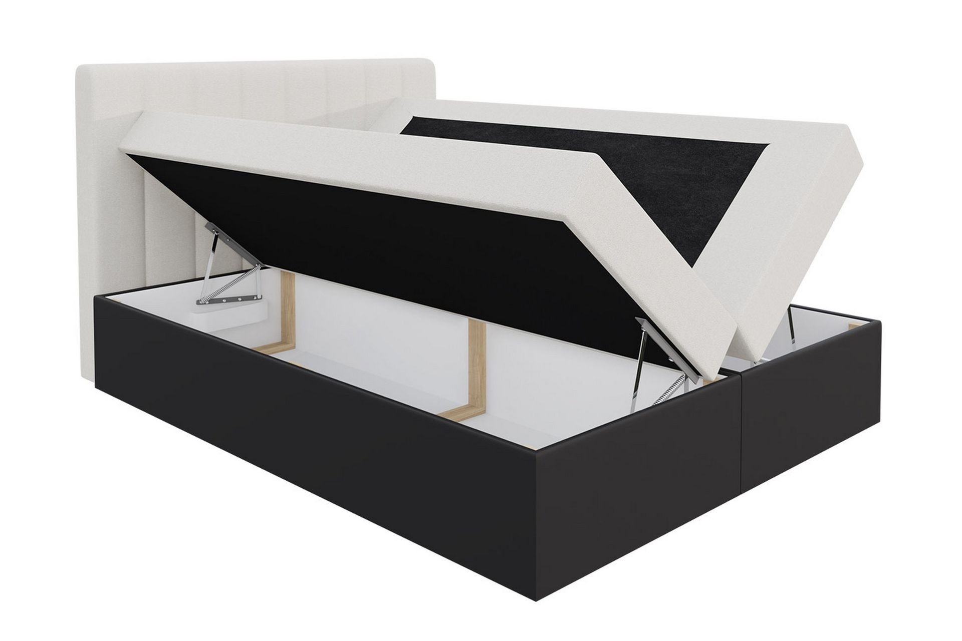 Jendem kontinentalseng 140x200 - Beige - Møbler - Senger - Kontinentalsenger