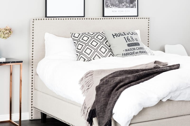 Jolie Kontinentalseng 180x200 - Beige - Møbler - Senger - Komplett sengepakke