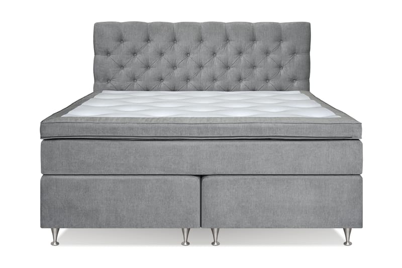 Joluma Komplett Sengpakke Fast 180x200 cm - Grå - Møbler - Senger - Kontinentalsenger