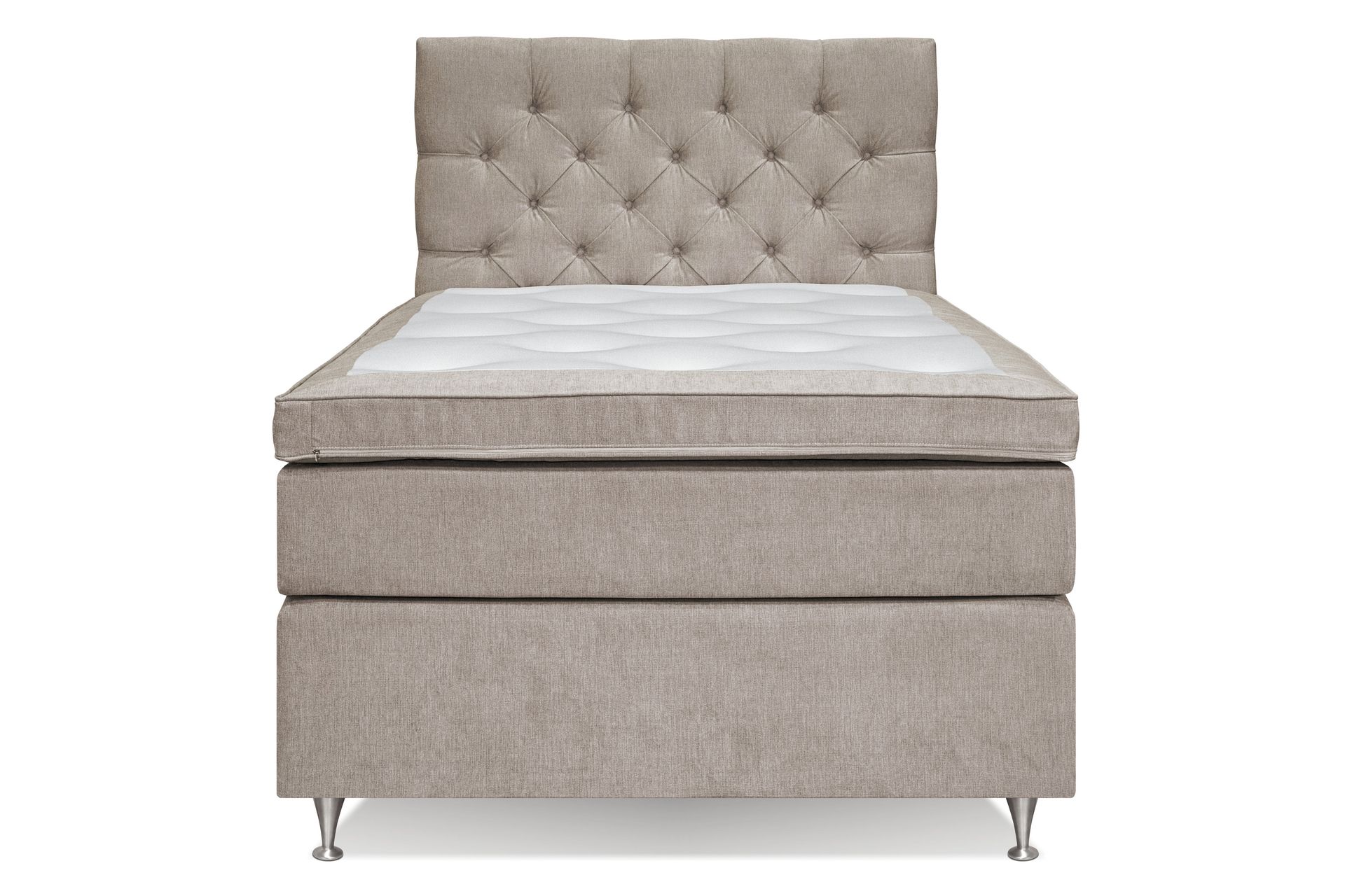 Joluma Kontinentalseng Fast - (+Flere valg) 105x200 cm Beige - Møbler - Senger - Kontinentalsenger