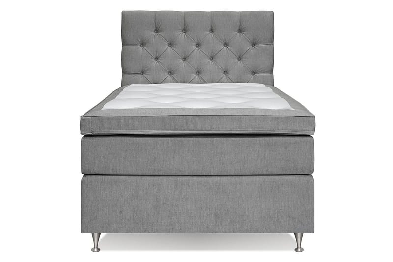 Joluma Kontinentalseng Fast - (+Flere valg) 105x200 cm Grå - Møbler - Senger - Kontinentalsenger