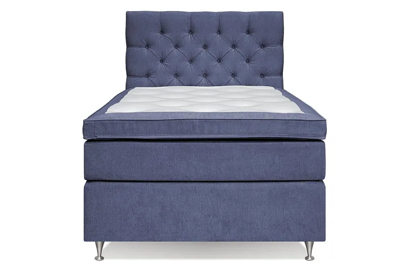 Joluma Kontinentalseng Fast - (+Flere valg) 105x200 cm Mørkeblå - Møbler - Senger - Kontinentalsenger