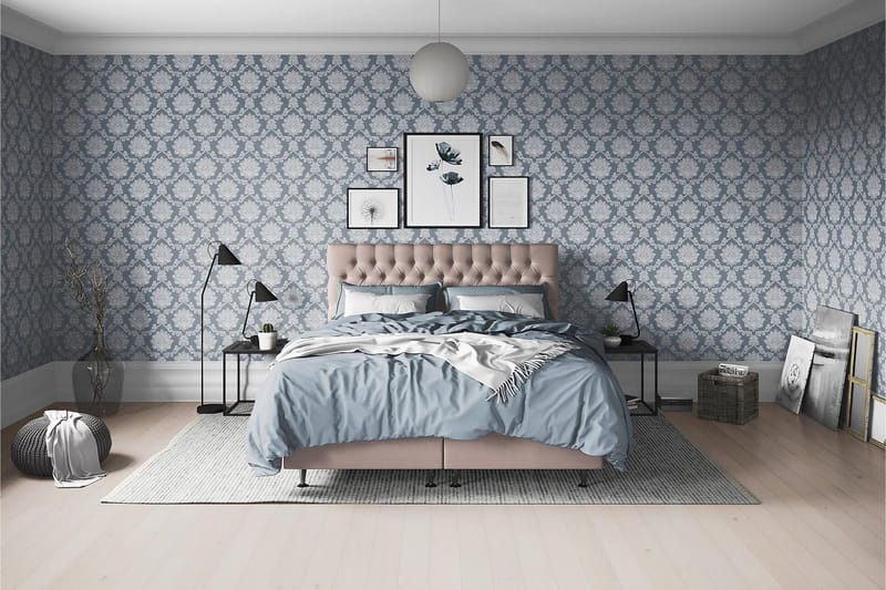 Joluma Kontinentalseng Fast - (+Flere valg) 105x200 cm Vintagerose - Møbler - Senger - Kontinentalsenger