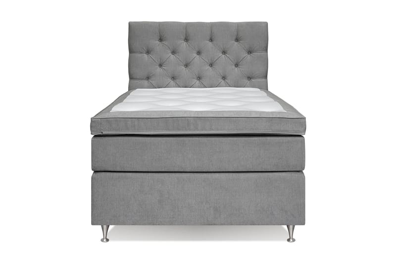 Joluma Kontinentalseng Fast - (+Flere valg) 120x200 cm Grå - Møbler - Senger - Kontinentalsenger