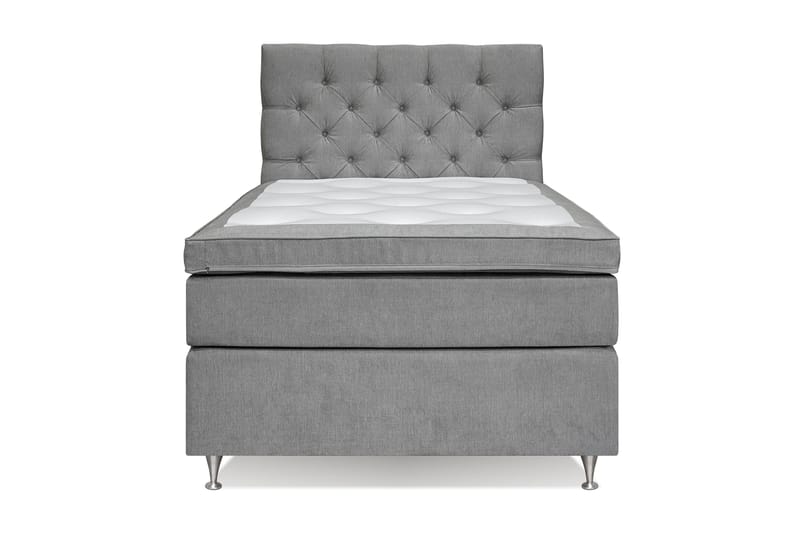 Joluma Kontinentalseng Fast - (+Flere valg) 140x200 cm Grå - Møbler - Senger - Kontinentalsenger