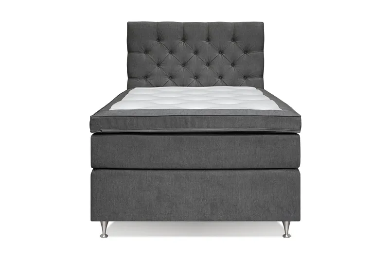 Joluma Kontinentalseng Fast - (+Flere valg) 140x200 cm Mørkegrå - Møbler - Senger - Kontinentalsenger