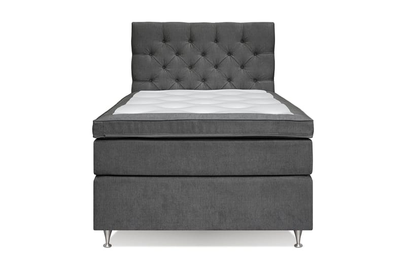 Joluma Kontinentalseng Fast - (+Flere valg) 140x200 cm Mørkegrå - Møbler - Senger - Kontinentalsenger