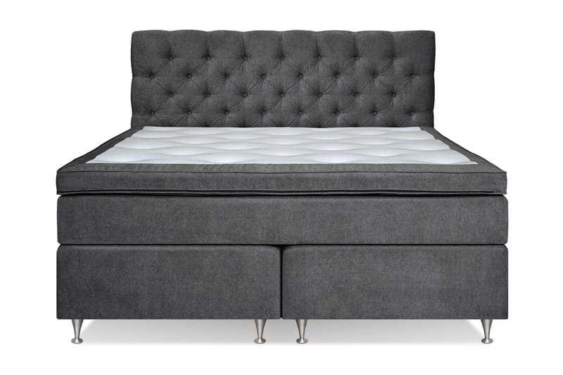 Joluma Kontinentalseng Fast, (+Flere valg) 180x200 cm Mørkegrå