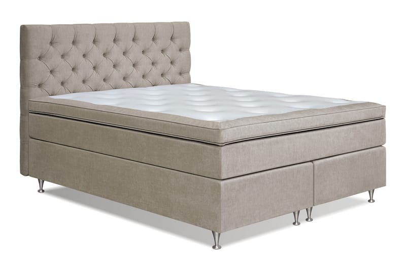 Joluma Kontinentalseng Fast/Medium - Beige - Møbler - Senger - Komplett sengepakke