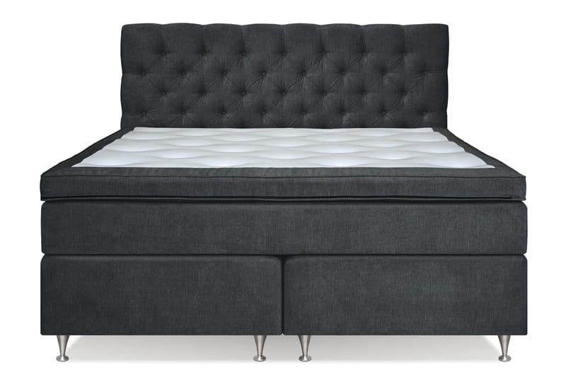 Joluma Kontinentalseng Fast/Medium - (+Flere valg) 160x200 cm Svart - Møbler - Senger - Komplett sengepakke