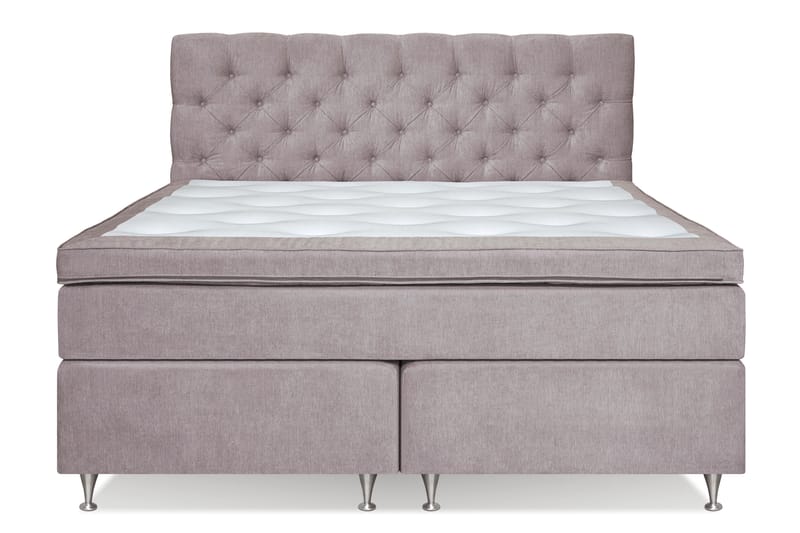 Joluma Kontinentalseng Fast/Medium - (+Flere valg) 160x200 cm Vintagerose - Møbler - Senger - Komplett sengepakke