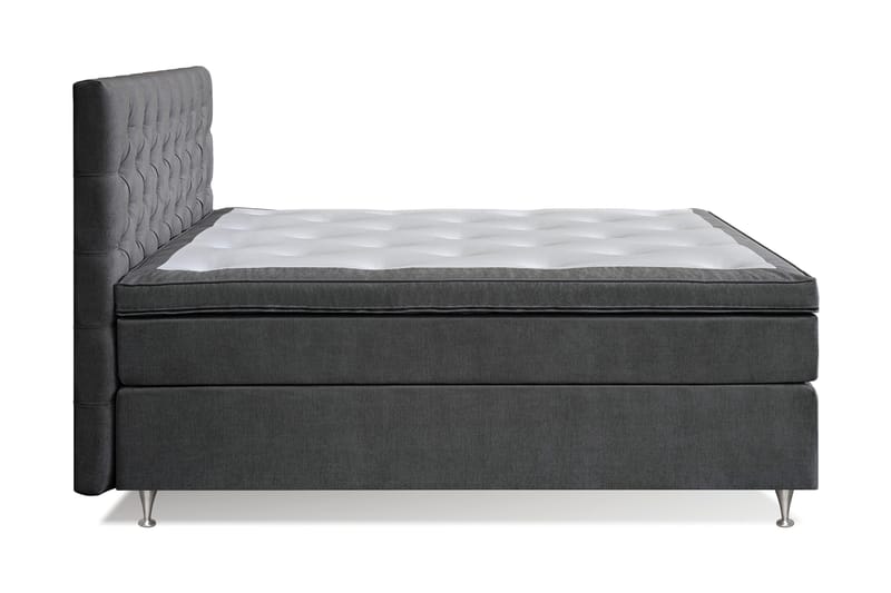 Joluma Kontinentalseng Medium - (+Flere valg) 160x200 cm Mørkegrå - Møbler - Senger - Kontinentalsenger