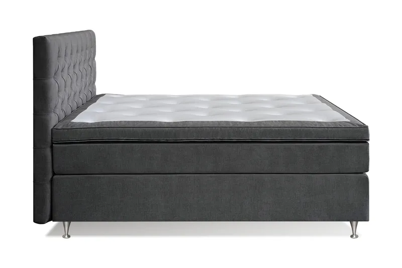 Joluma Kontinentalseng Medium - (+Flere valg) 160x200 cm Mørkegrå - Møbler - Senger - Kontinentalsenger