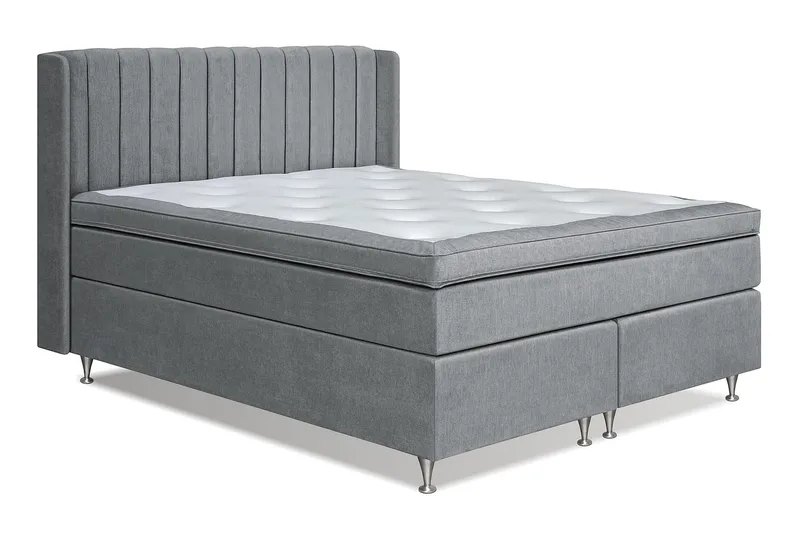 Joluma Sengepakke Fast - (+Flere valg) 160x200 cm Grå - Møbler - Senger - Kontinentalsenger