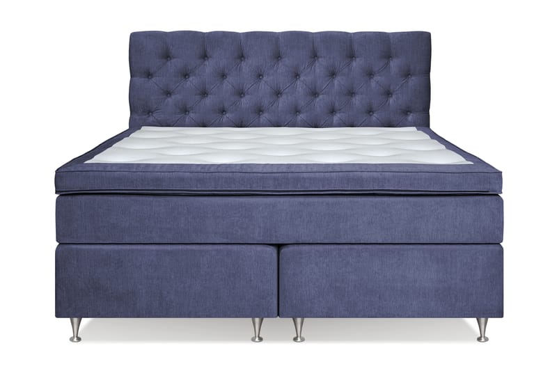 Joluma Sengepakke Fast - (+Flere valg) 160x200 cm Mørkeblå - Komplett sengepakke - Kontinentalsenger