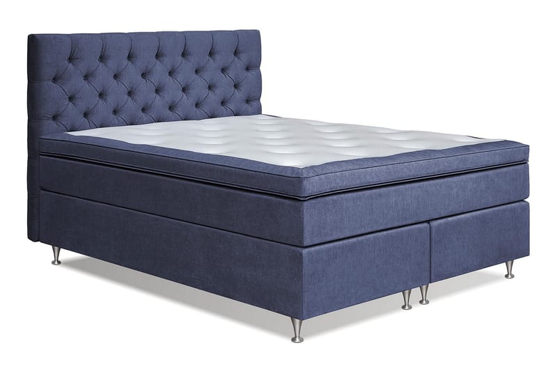 Joluma Sengepakke Fast/Medium - (+Flere valg) 160x200 cm Mørkeblå - Komplett sengepakke - Kontinentalsenger