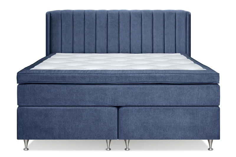 Joluma Sengepakke Fast/Medium - (+Flere valg) 180x200 cm Mørkeblå - Møbler - Senger - Kontinentalsenger