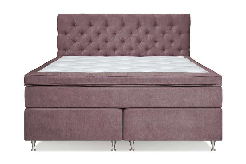 Joluma Sengepakke Fast/Medium - (+Flere valg) 180x200 cm Mørkerosa - Møbler - Senger - Kontinentalsenger