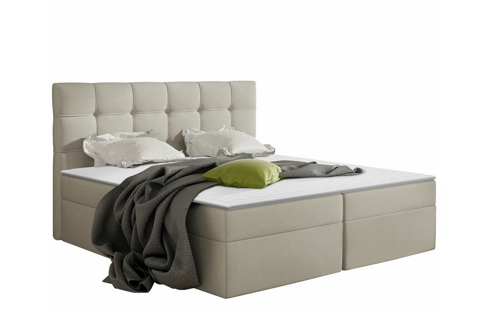 Kintore Kontinentalseng 140x200 cm - Beige - Møbler - Senger - Kontinentalsenger