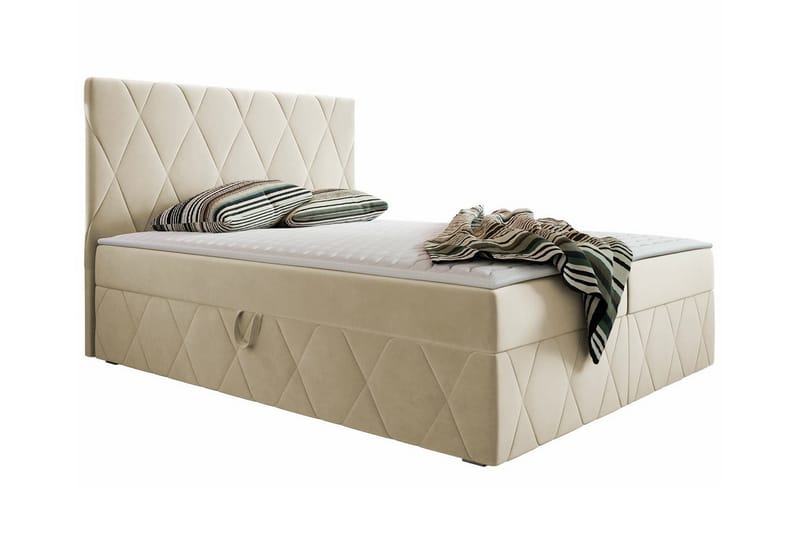 Kintore Kontinentalseng 140x200 cm - Beige/Lys Beige - Møbler - Senger - Kontinentalsenger